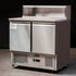 Atosa 2 Door Saladette Prep Refrigerator Marble Top 300L - ESL3831